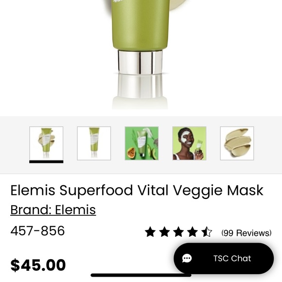 ELEMIS SUPERFOOD VITAL VEGGIE MASK PRE-BIOTIC GREENS - Picture 5 of 5